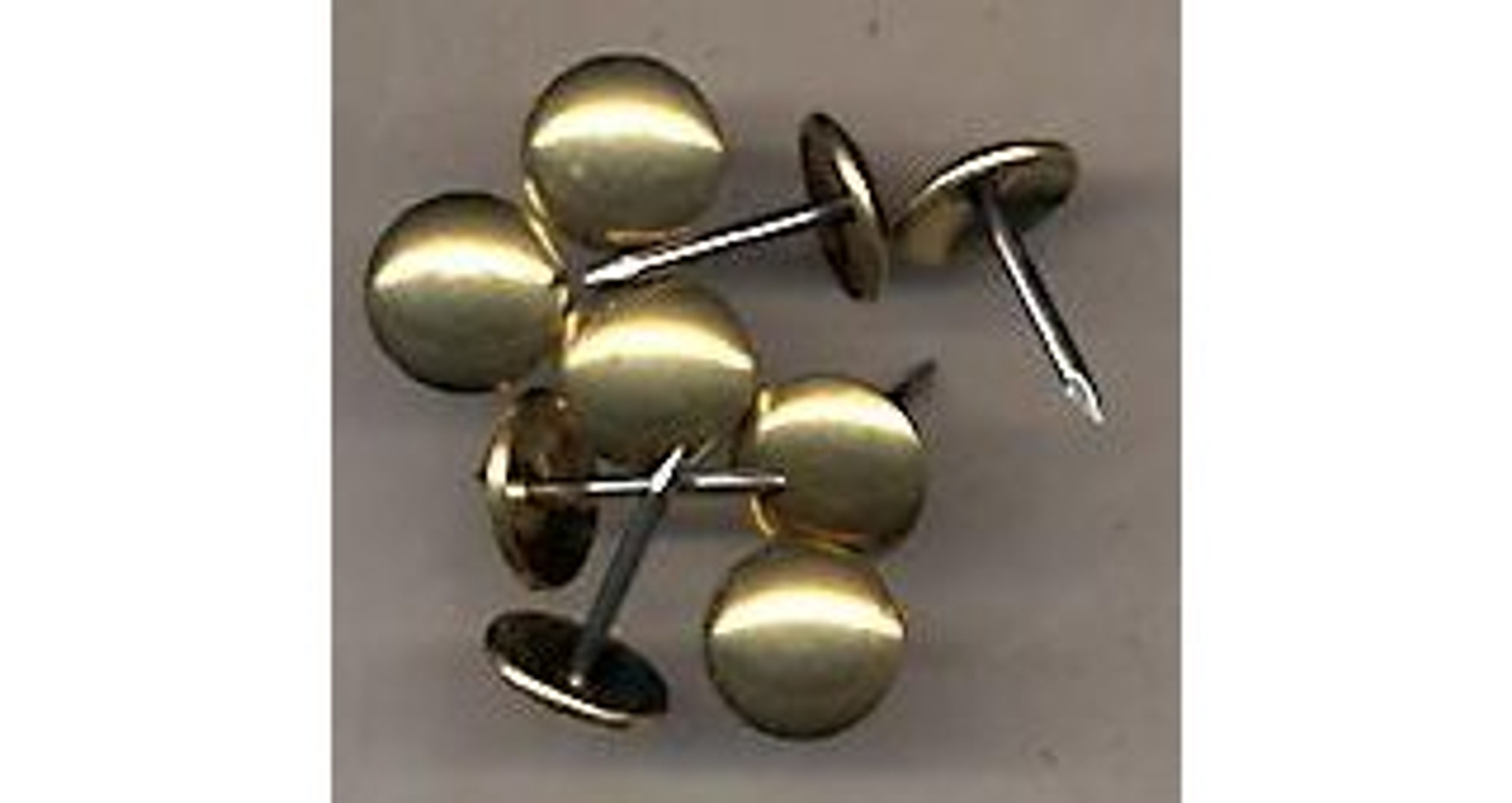 Native American Craft Supplies, Brass Tacks w. Low Dome