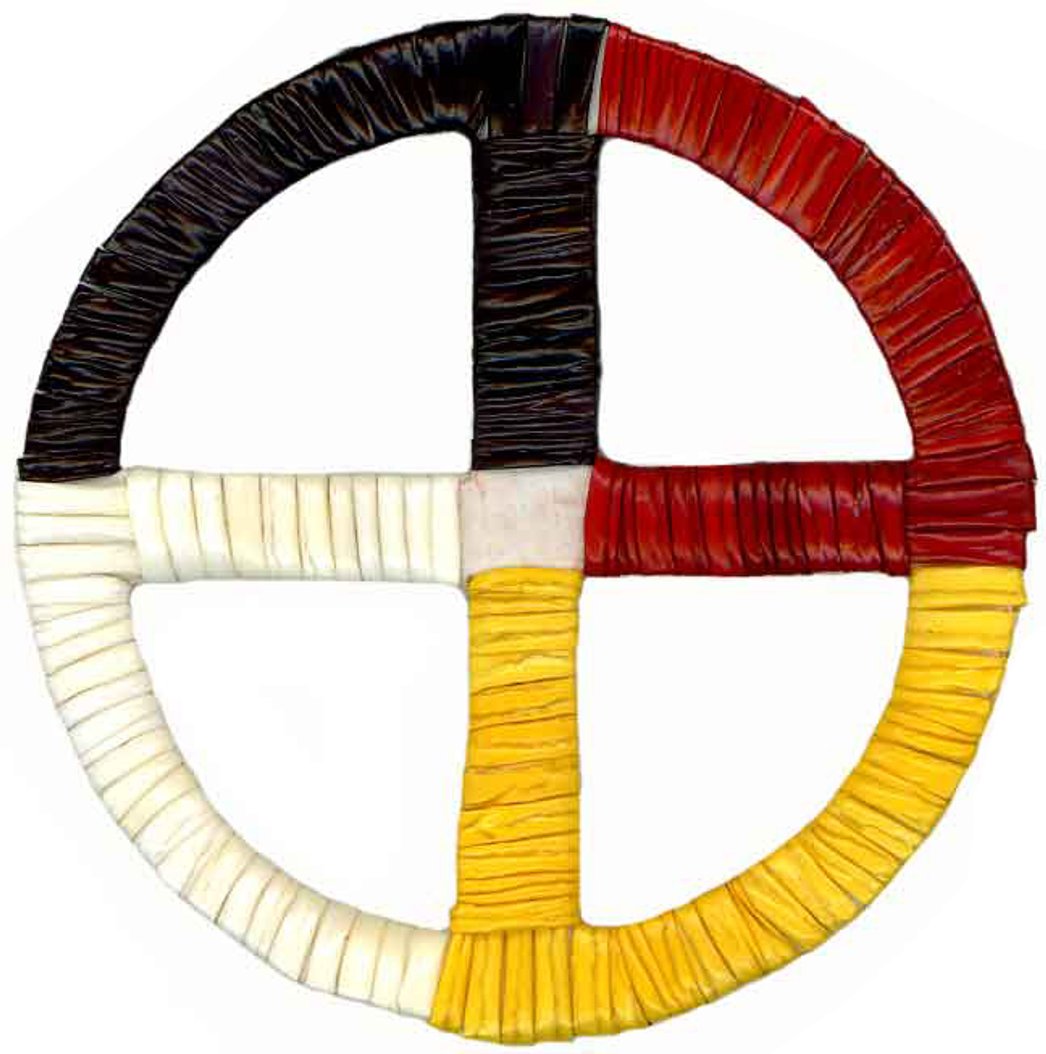 Native American Medicine Wheel Talking Stick 12 (3bc134)