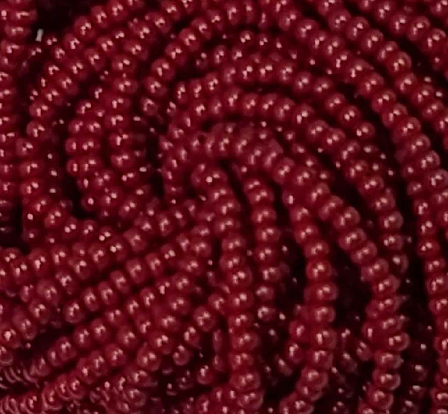 Czech Glass Beads 11 Seed Beads Maroon Bead