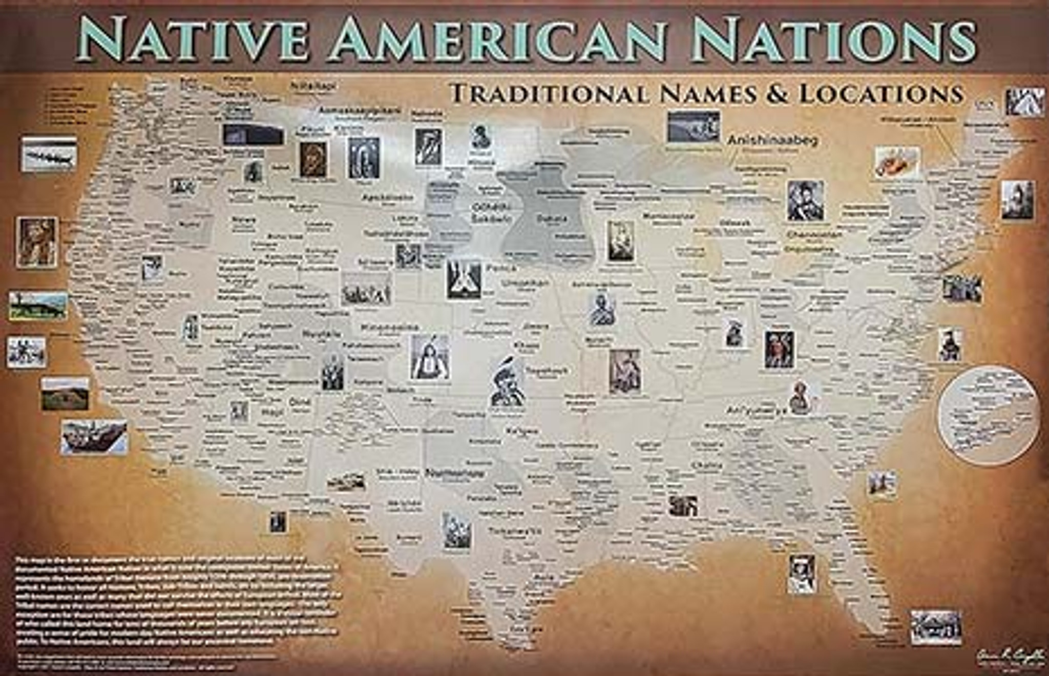 Map of deals native tribes