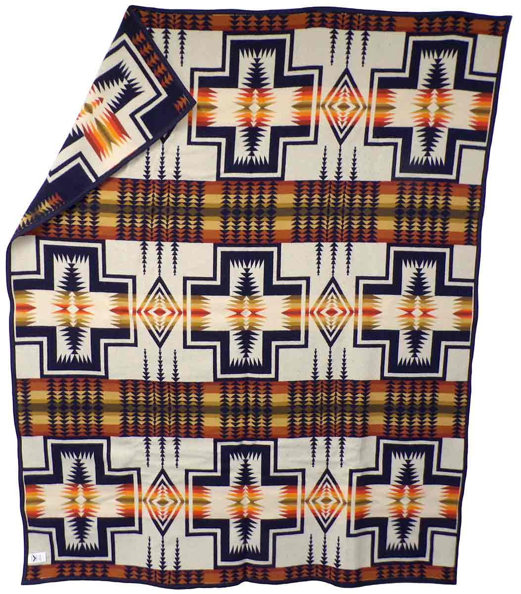 アウトドア寝具 pendleton wool blanket made in USA navy アウトドア寝具 pendleton wool blanket made in USA navy