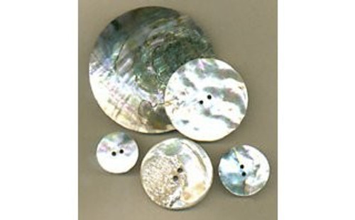 Abalone Shell Discs (2 Hole)