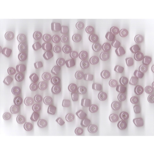 Venetian Lavender 1 Opaline Glass Bead: Size 7mm (average) Crow Bead