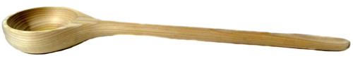 Extra Large Wooden Ladle - Side View