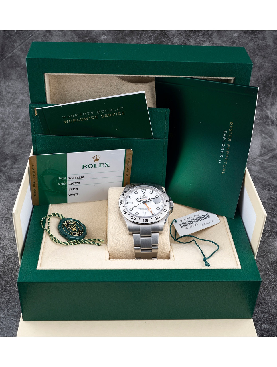 Rolex explorer shop 2 box