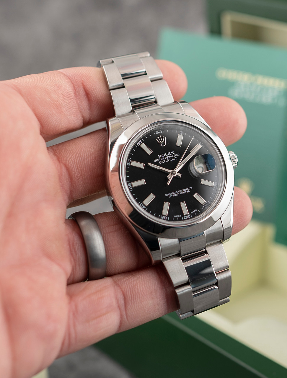 rolex datejust 2 silver dial