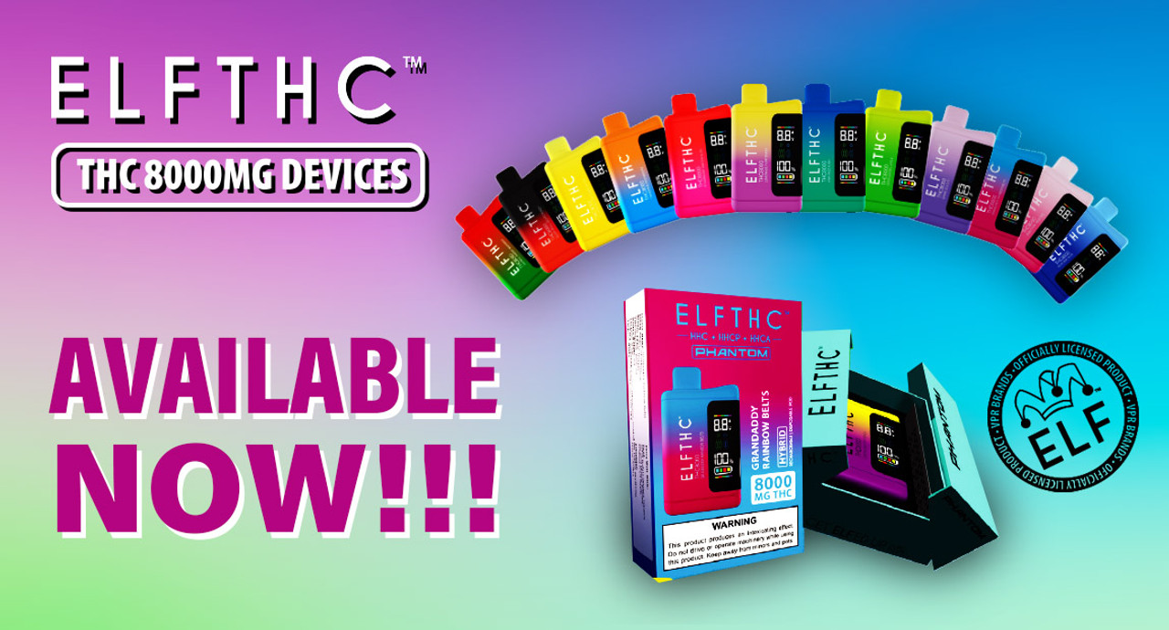 ELFTHC 8000MG Disposable Vapes Available Now!