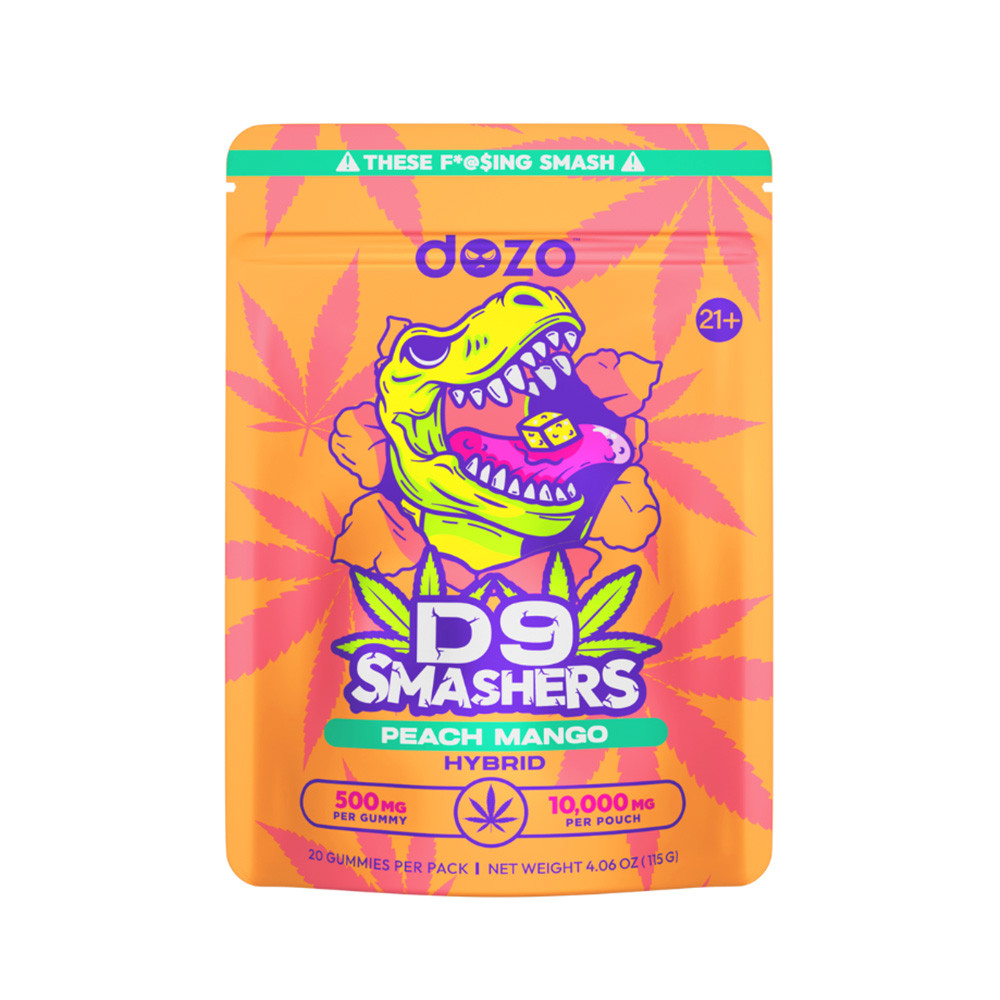 Dozo Delta D9 Smashers Gummies 10000MG Pack of 20