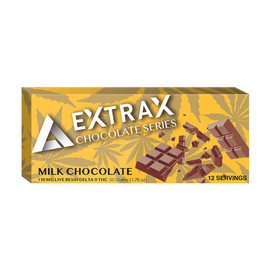 EXTRAX Live Resin 150MG Delta-9 THC Chocolate Bar Series - Display of 10 - Milk Chocolate