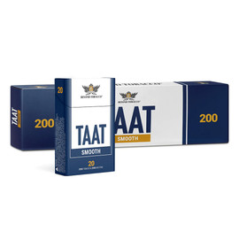 Beyond Nicotine TAAT 50MG CBD Cigarettes - Pack of 20 - Display of 10 Packs - Smooth