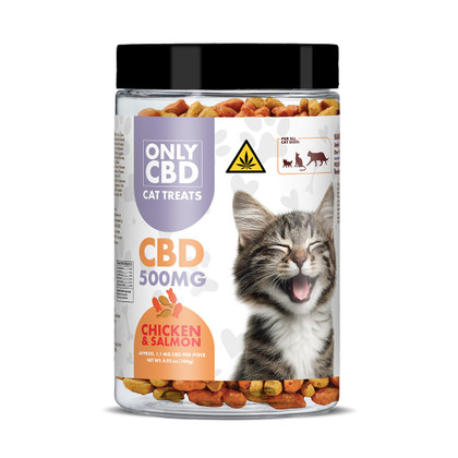 ONLY CBD Pet Treats 500MG - Chicken & Salmon (Cat)