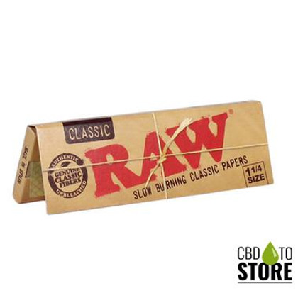 RAW Rolling Papers - 1 1/4 Size - 24 Pack (MSRP $3.00 each)