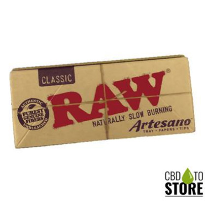 RAW Rolling Papers - Artesano Tray Papers - King Size Slim - 15 Pack (MSRP $4.00 each)
