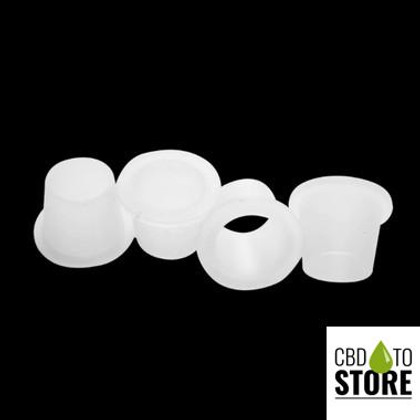 Pharaohs Thin Clear Hookah Bowl Grommet - Pack of 10 [W1904] (MSRP $1.50 Each)