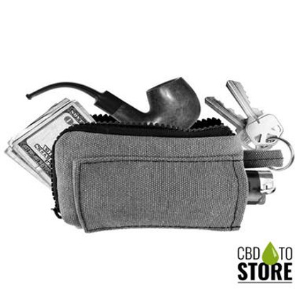 Smokezilla Canvas Accessories Pouch With Multi Purpose Pocket - Assorted Colors - Display of 6 (MSRP $10.00 Each) 