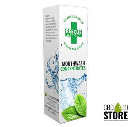 Rescue Detox Saliva Cleansing Mouthwash Concentrates 2oz (MSRP $24.99)