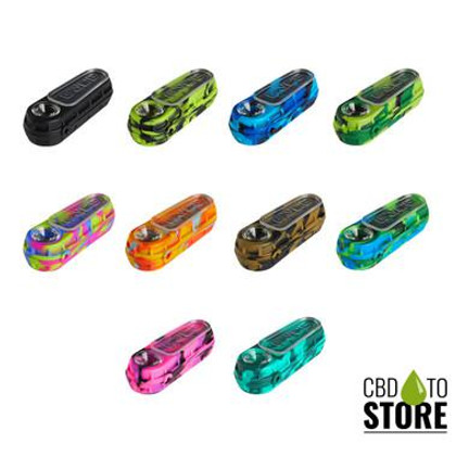 EYCE Glacier Silicone Spoon Pipe - Assorted Colors - Display of 10 (MSRP $30.00 Each)