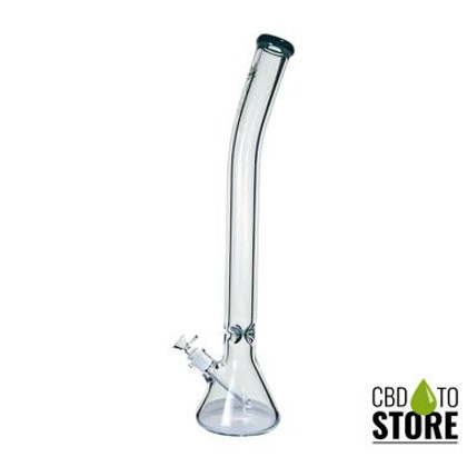 The Kind Glass Water Pipe With Ice Catcher & Diffused Downstem - 9MM - 1200 Grams - 14 Inches (MSRP $159.99)