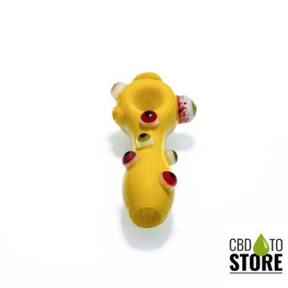 Dragon Platinum Creature Glass Hand Pipe Spoon - 100 Grams - 5 Inches - Assorted Colors [WPH-422] (MSRP $40.00)