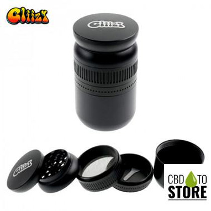 Gliizy Aluminum Grinder With Large Storage - 63mm - 5 Part (MSRP $32.00)