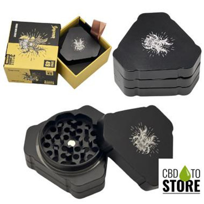 Shredder Large Grinder Triangular Shape - Style 49 - 63mm - 3 Part (MSRP $26.00)
