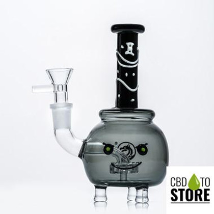 Dragon Platinum Cauldron Water Pipe Bong Style - 200 Grams - 6.1 Inches - Assorted Colors [WPE-048] (MSRP $69.00)