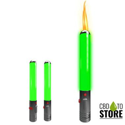 Smyle Fyre Saber Torch With Glowing Lights - Display of 5 (MSRP $19.99 Each)