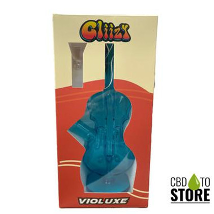 Gliizy Violuxe Premium Glass Water Pipe - 150 Grams - 7.2 Inches (MSRP $24.00)