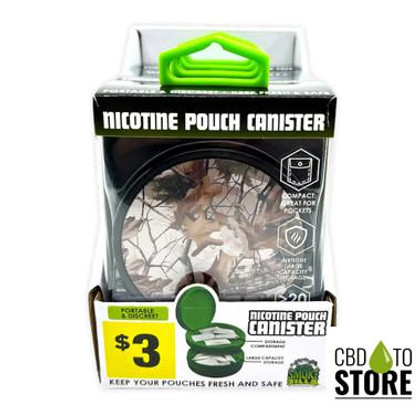 Smokezilla Nicotine Pouch & Storage Canister - Assorted Designs - Display of 4 [41784] (MSRP $5.00 Each)