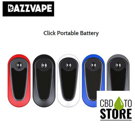 Weepor Click 400mAh VV Preheat Portable Vaporizer Battery Mod By Dazzvape