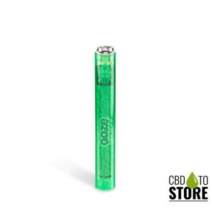 Ooze Slim Flex Temp 400mAh Device Battery With Type-C Charging Cable - Clear Series - Display of 24 (MSRP $20.00 each)