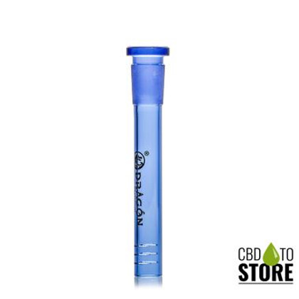 Dragon Glass Diffused Downstem Frosted Joint - Pack of 4 - Assorted Colors [DOS-008] (MSRP $3.00)