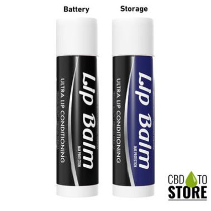 Smyle Penjamin Discreet Lip Balm 400mAh VV 510 Cartridge Preheat Mod Battery + Hidden Storage (MSRP $19.99)