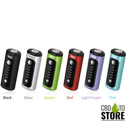 Yocan Kodo Plus 900mAh VV 510 Cartridge Preheat Portable Mod Battery - Display of 12 (MSRP $20.00 Each)