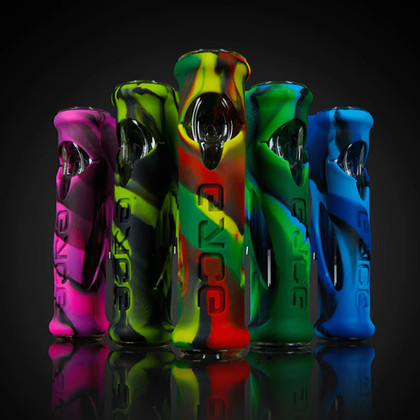 EYCE Proteck Glass Steam Roller Hand Pipe - Assorted Colors - Display of 6