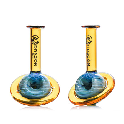 Dragon Glass Saturn Hand Pipe Spoon - 80 Grams - 5 Inches - Assorted Colors [DGH-063]