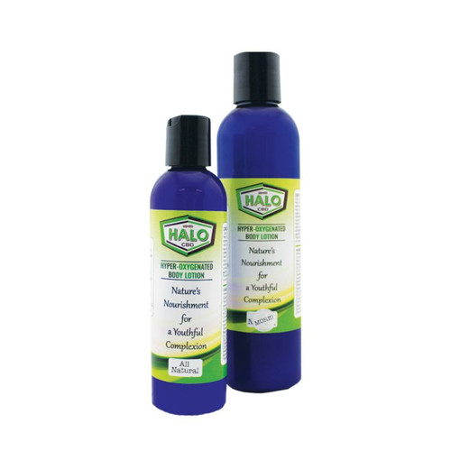 HALO 400mg Hyper-Oxygenated CBD Body Lotion 8oz HALO 400mg Hyper-Oxygenated CBD Body Lotion 8oz