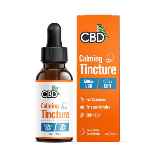 CBDfx 500mg Broad Spectrum CBD-CBG / CBD-CBN 2:1 Tincture 30ML - Calming