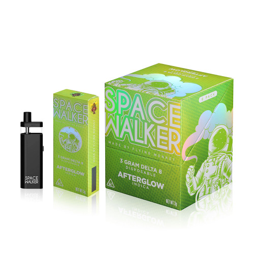 Flying Monkey Space Walker Delta-8 Disposable Vape 3G - Display of 8 - Afterglow (Indica)