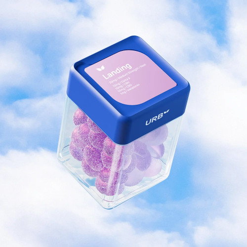 URB Fly High Landing Skybites Delta 9 + CBN + CBD + Melatonin Terpene Gummies 900MG -Lulla Berry (Indica) URB Fly High Landing Skybites Delta 9 + CBN + CBD + Melatonin Terpene Gummies 900MG -Lulla Berry (Indica)