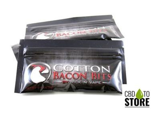 Cotton Bacon Bits By Wick N Vape V2 (MSRP $2.50) Cotton Bacon Bits By Wick N Vape V2 (MSRP $2.50)