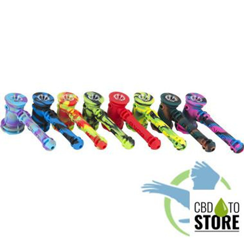 EYCE Silicone Hammer Bubbler - Display of 8 - Assorted Colors (MSRP $45.00 Each)