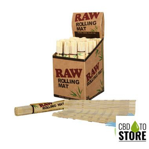 RAW Bamboo Rolling Mat - Pack of 24 (MSRP $2.00) RAW Bamboo Rolling Mat - Pack of 24 (MSRP $2.00)