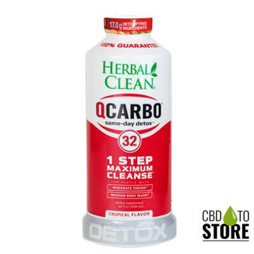 Herbal Clean QCarbo32 1 Step Maximum Strength Cleansing Detox Formula 32oz (MSRP $52.49) Herbal Clean QCarbo32 1 Step Maximum Strength Cleansing Detox Formula 32oz (MSRP $52.49)