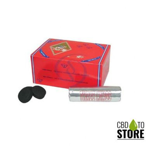 Three Kings Charcoal - 40MM - Pack of 100 (MSRP $30.00)