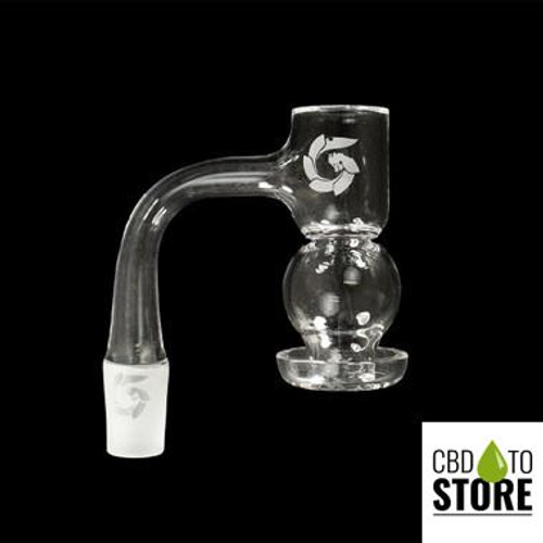 Glass House Egg Terp Beveled Top Quartz Banger With Frosted Joint (MSRP $40.00)