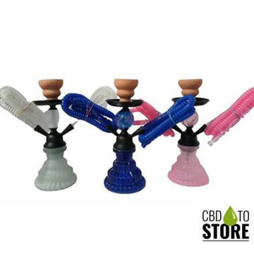 Zebra Smoke Jay 11 Inch Double Hose Hookah - Assorted Colors (MSRP $10.00) Zebra Smoke Jay 11 Inch Double Hose Hookah - Assorted Colors (MSRP $10.00)