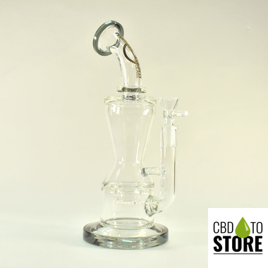 Big B Mom Glass Water Pipe With Honeycomb Perc and Flare Base - 605 Grams - 10.75 Inches - Assorted Colors [N-BM191 / BM191] (MSRP $90.00)