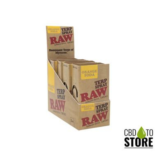 RAW CDT+ Terp Spray - 5ML Bottle - Display of 8 (MSRP $7.99 Each)