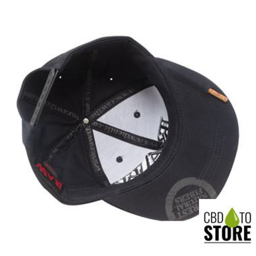 RAW Classic Brim Black On Black Baseball Cap (MSRP $20.00) RAW Classic Brim Black On Black Baseball Cap (MSRP $20.00)
